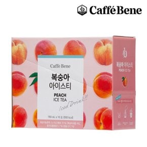 [카페베네] 복숭아 아이스티 파우치 (190ml x 10팩)