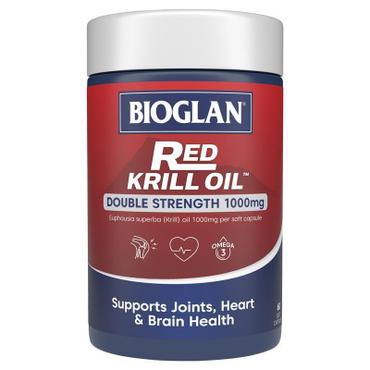  호주직구 Bioglan 바이오글랜 레드 크릴 오일 더블 스트랭스 1000mg 60캡슐