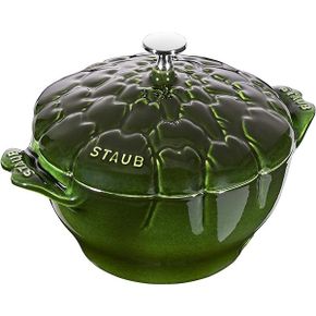 독일 스타우브 무쇠냄비 La Cocotte Artichoke Basil Green 22 cm 1345096