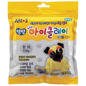 아모스 6000 탱탱아이클레이 110g 흰색 (1개)