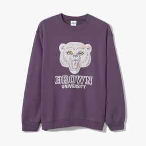 [와일드동키]BROWN SWEATSHIRT/남성 맨투맨/라벤더/ WID2M60009