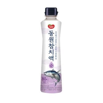  동원 참치액 순 500g x 2개