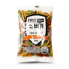 테비토퍼 테비버거 100g 강아지간식