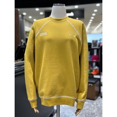 [제주점] STUDIO STITCHED BIG LOGO SWEAT-MUSTARD-G4SSW103