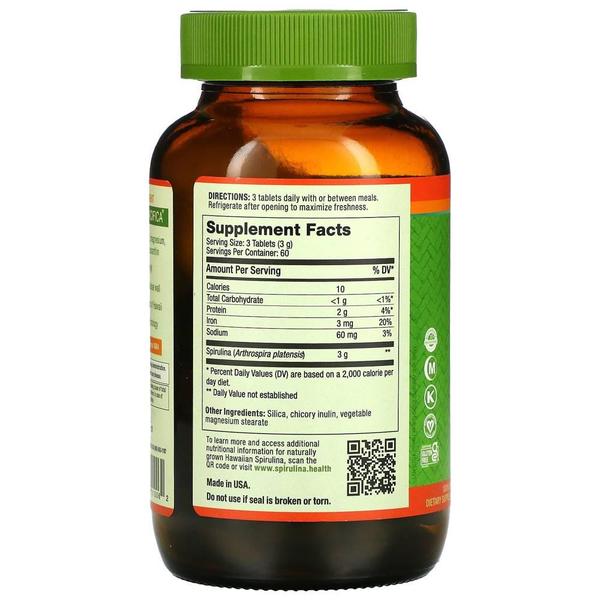 [해외직구] Nutrex Hawaii 뉴트렉스하와이 퓨어 하와이안 스피루리나 1000mg 180정
