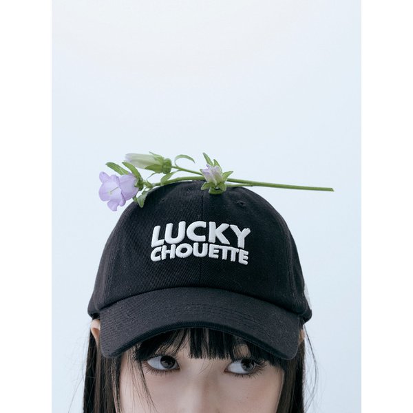 [Re-Order] Lettering Embroidery Ball Cap(black) LXRAX25340BKX