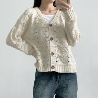 신세계라이브쇼핑 [옷자락] 여자 스카시니트 나그랑 브이넥 박스핏 여리핏 가디건