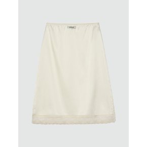 race silky skirt [cream]