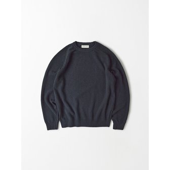 더웨더이즈어썸 Linen Boucle Raglan Knit (Charcoal)