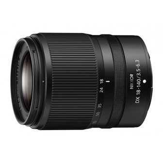  Nikon 고배율 줌 렌즈 NIKKOR Z DX 18-140mm f3.5-6.3 VR Z마운트 니콘 NZDX18-140 블랙