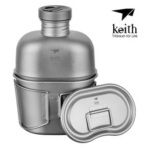 [키이스] KE Titanium Canteen Mess Kit_Ti3060