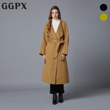 GGPX 울 로브 핸드메이드 롱 코트 (GOACT017F)