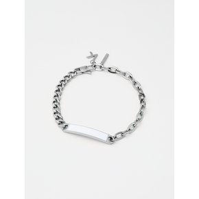 Duality Chain2chain Bracelet Silver&White Enamel JDB21SW001M