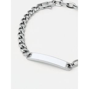 Duality Chain2chain Bracelet Silver&White Enamel JDB21SW001M