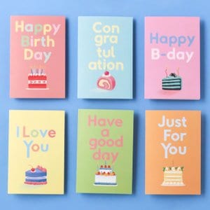 디작소 디자인 감성 문구 생일 카드