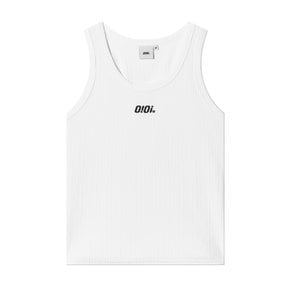 BOLD LOGO SLEEVELESS _WHITE