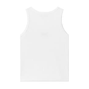 BOLD LOGO SLEEVELESS _WHITE