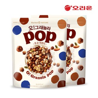 오리온 [G]오리온 마켓오 오!그래놀라팝 초코아몬드(520g) x 2개