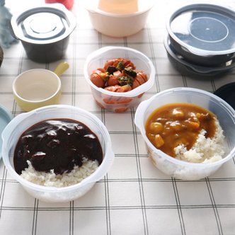 보노하우스 보노쿡 밀폐용기 650ml x 12P 집밥소분 냉동밥 전자레인지그릇