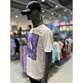 [부산점] 남여공용 반다나 S/S R/TEE 티셔츠 (NT7UN21A) 화이트