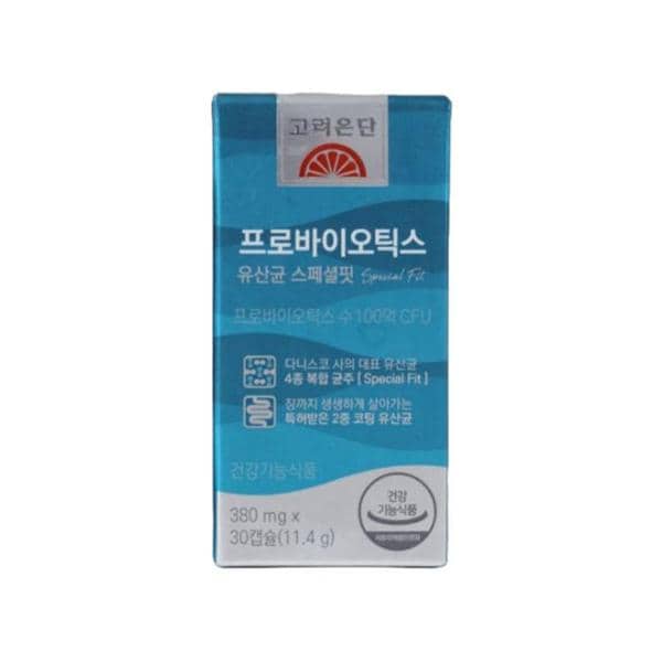 [고려은단] 프로바이오틱스 유산균 스페셜핏 100억 유산균380mgX 30캡슐 1개 /SJ (S36939344)
