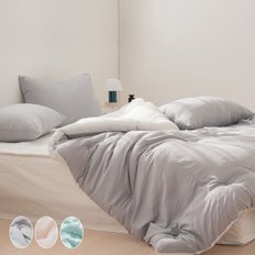 몽글몽글 마이크로 모달 워싱 부드러운 알러지케어 차렵이불세트(옥수수솜) Q