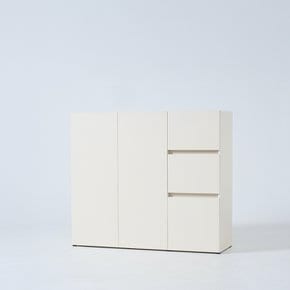 몬드 E0 3단 높은 도어서랍수납장 W1200 높이1M