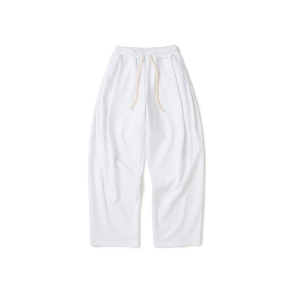 커브드 트레이닝 팬츠 WHITE