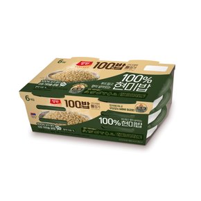 양반100밥 100% 현미밥 130g*6입 기획