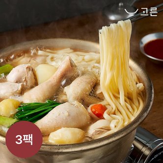 고른숨 [고른] 동대문식 닭한마리 칼국수 1430g 3팩 (1팩, 2인분)