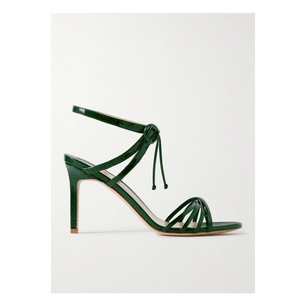 안젤리카 크로크 이펙트 가죽 샌들 1647597337022637