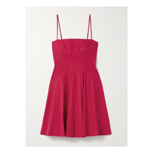 스타우드 와일리 코튼 혼방 포플린 미니 드레스 푸시아 46376663162859620