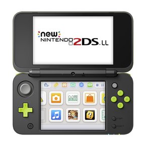 New 닌텐도 2DS LL [블랙×라임]