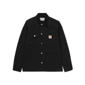 칼하트 WIP 디어본 캔버스 (언라인드) 미시건 초어 코트 블랙 - 스프링 Carhartt WIP Dearborn C