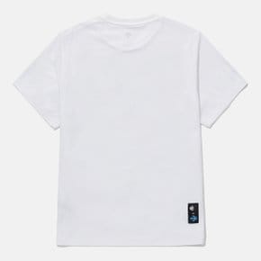 남녀공용 [VAGAB 콜라보] 그래픽 반팔 티셔츠 SP223ETS61WHT