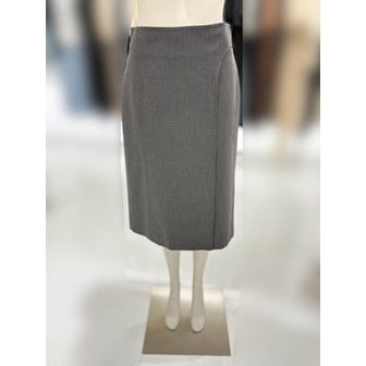 CC콜렉트 [부산점] [씨씨콜렉트] 언발란스 헴라인 펜슬 미디 스커트 (C243MSD005)