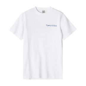 TS871WH LA 라켓 클럽 (LA RACQUET CLUB) 로고 공용 반팔티