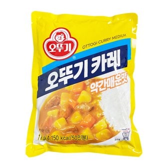 오뚜기 오뚜기카레 1kg 약간매운맛