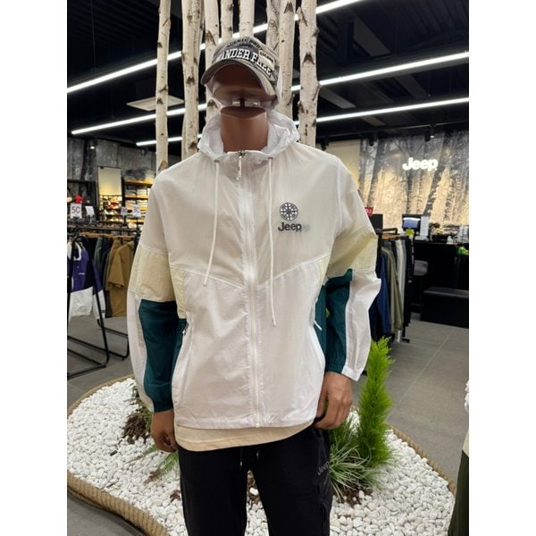 [여주점] 지프 절개 배색 후드 점퍼 JO2JPU233