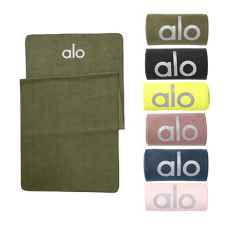  [공홈 배송] [ALO YOGA Grounded No-Slip Towel] 알로 필라테스 요가매트 미끄럼 방지 타월 깔개