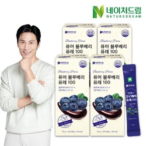 퓨어 블루베리 퓨레100 20g 14포 4박스/안토시아닌