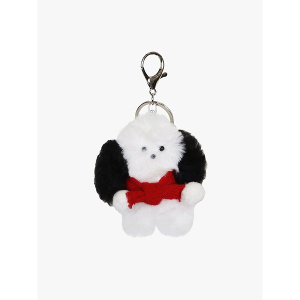 MERRY PUPPY KEYRING_BLACK
