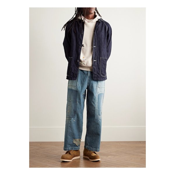 러시필드 리메이크 와이드 패널 디스트레스드 진 1647597359389400