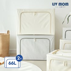 패브릭 모듈 리빙박스 66L 1+1