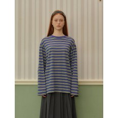 Plue Stripe Long T-shirt