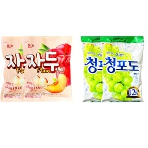  추억의사탕세트 자두맛사탕2개+청포도사탕2개 (WBA6A3C)