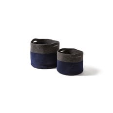 [Cassina 공식수입원] Podor Basket, Set of 2 (Blue and Grey)