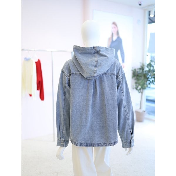 [여주점] 여성 후드 데님 자켓 YJ6SJ608