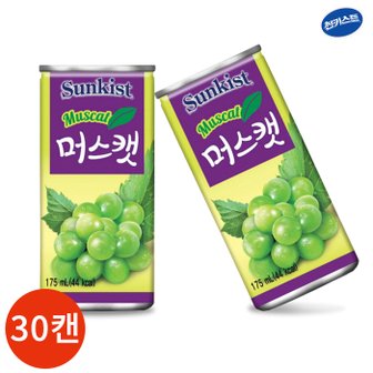  해태 썬키스트 머스캣 드링크 청포도 175ml x 30캔