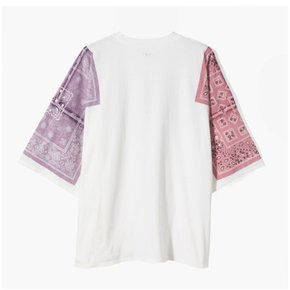 [KAPITAL]캐피탈  티셔츠/18.5/-JERSEY BANDANNA HUGE T (COOKIE) PURPLE/KAD1M60005A69